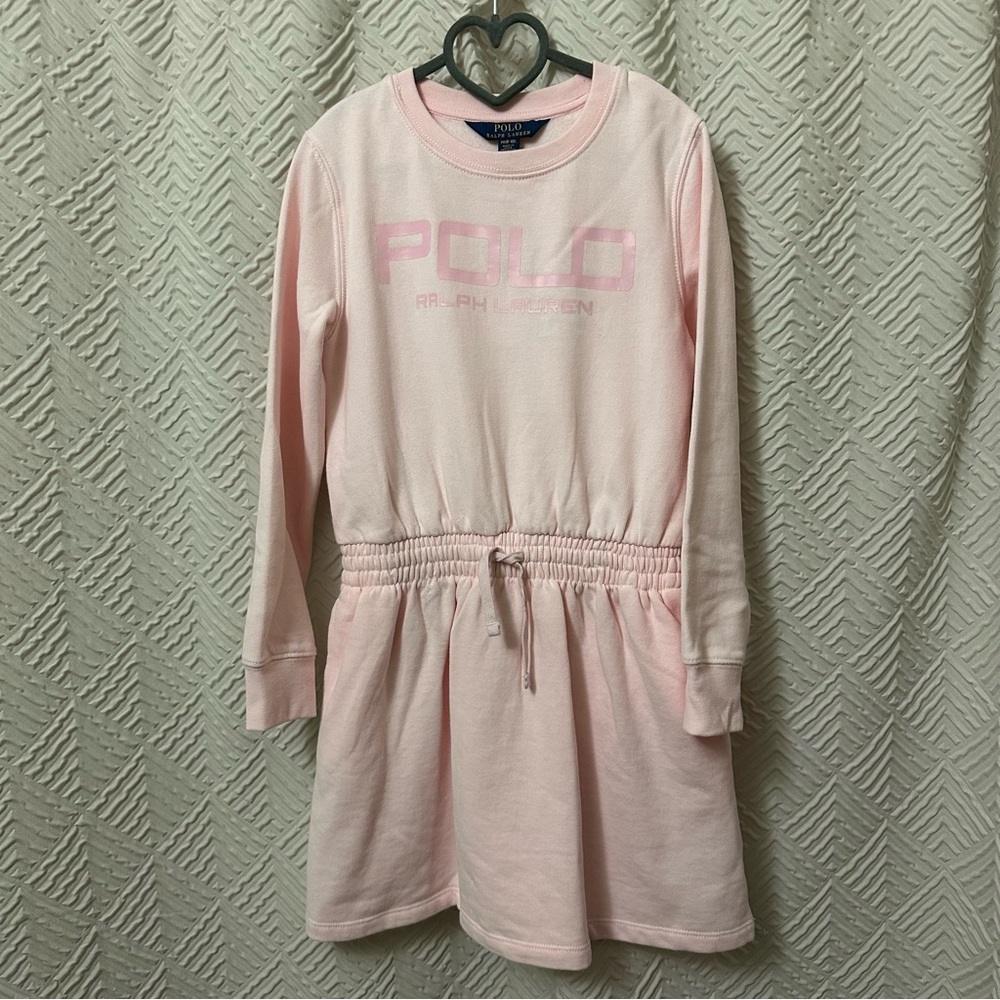 Polo by Ralph Lauren Light Pink Long Sleeve Knit Dress